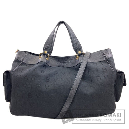 BVLGARI Logo mania 2WAY Tote Bag Canvas Ladies [Used]