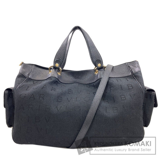 BVLGARI Logo mania 2WAY Tote Bag Canvas Ladies [Used]