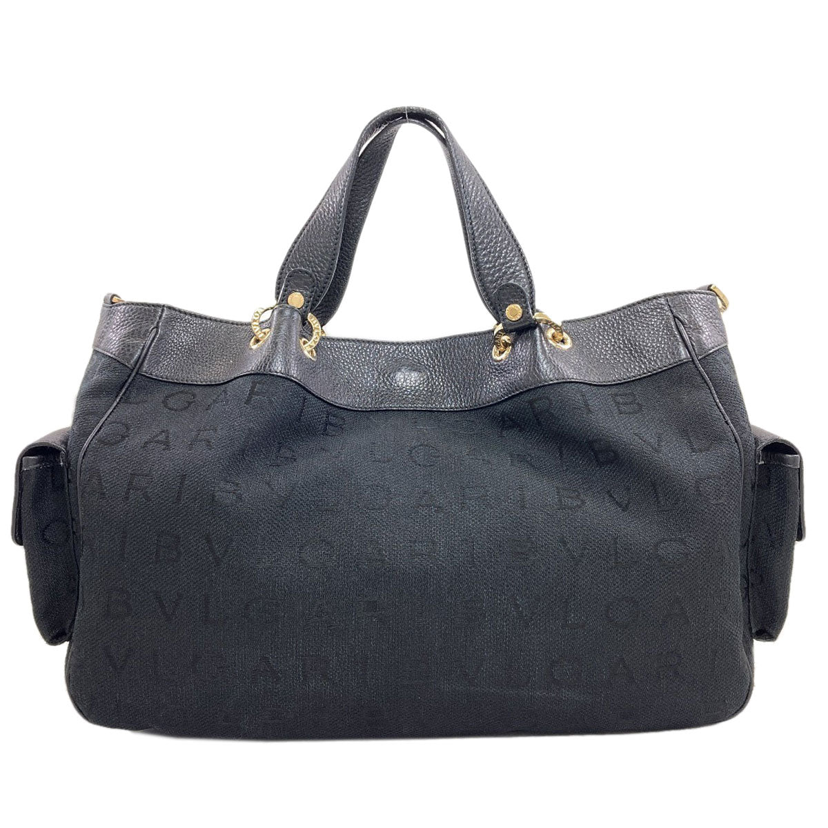 BVLGARI Logo mania 2WAY Tote Bag Canvas Ladies [Used]