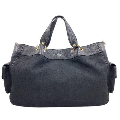 BVLGARI Logo mania 2WAY Tote Bag Canvas Ladies [Used]