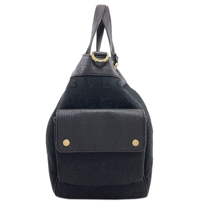 BVLGARI Logo mania 2WAY Tote Bag Canvas Ladies [Used]