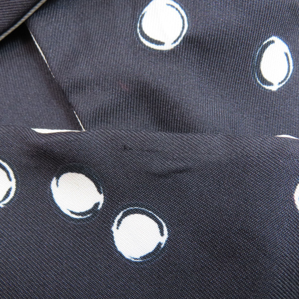 CHANEL COCO Mark Slim Band Scarf Silk Ladies [Used]