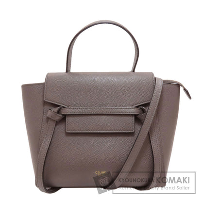CELINE Belt bag nano 2WAY Handbag Calf Ladies [Used]