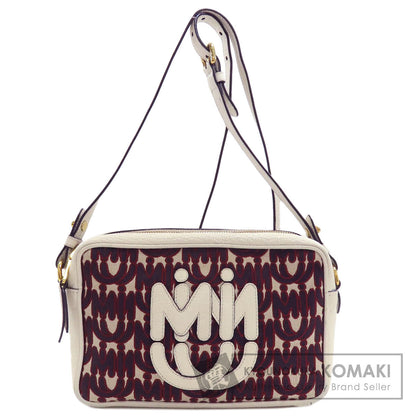 MIUMIU logo Shoulder Bag Leather Ladies [Used]