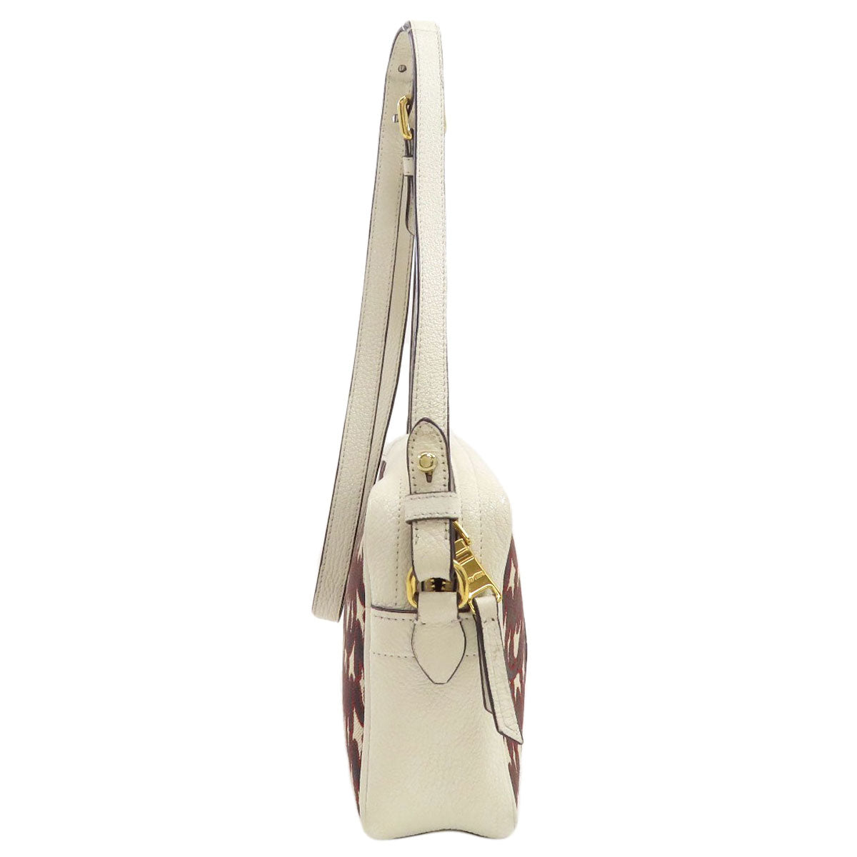 MIUMIU logo Shoulder Bag Leather Ladies [Used]