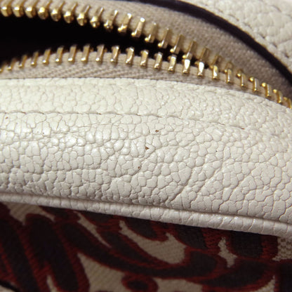 MIUMIU logo Shoulder Bag Leather Ladies [Used]
