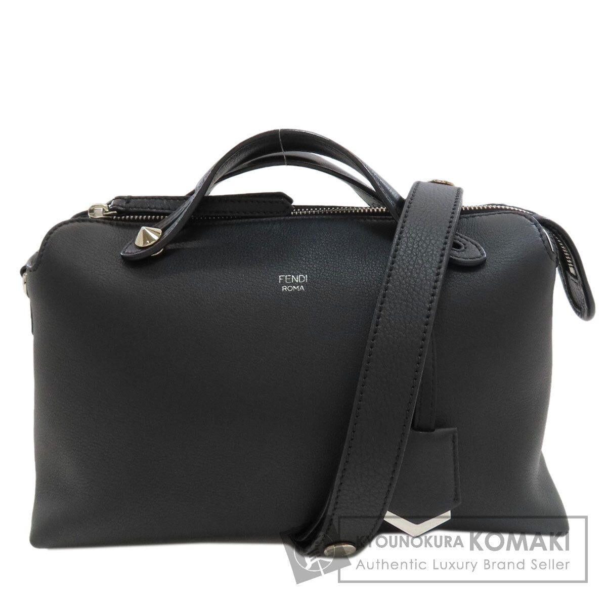 FENDI BY THE WAY Medium 2WAY Handbag Calf Ladies [Used]