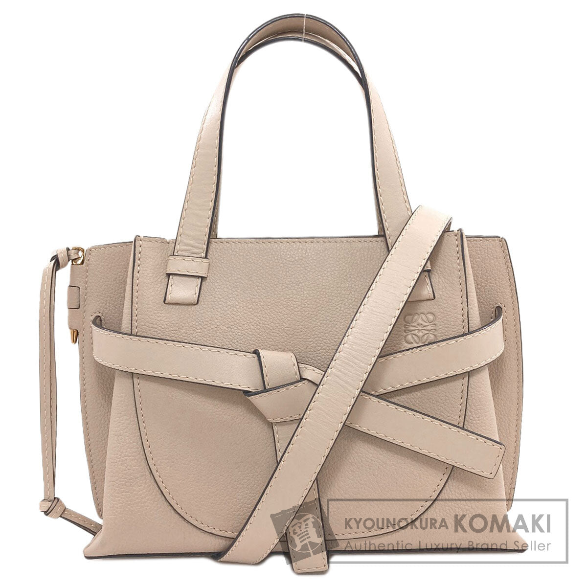 LOEWE Gate Top Handle Mini 2WAY Handbag Calf Ladies [Used]