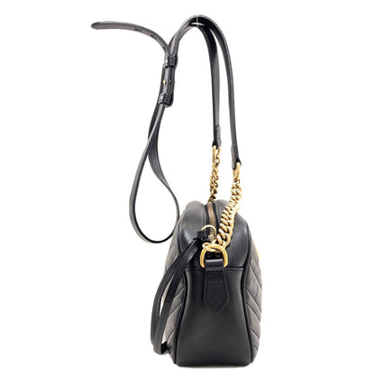 GUCCI 447632 GG Marmont ChainShoulder Shoulder Bag Calf Ladies [Used]
