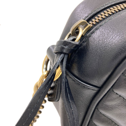 GUCCI 447632 GG Marmont ChainShoulder Shoulder Bag Calf Ladies [Used]