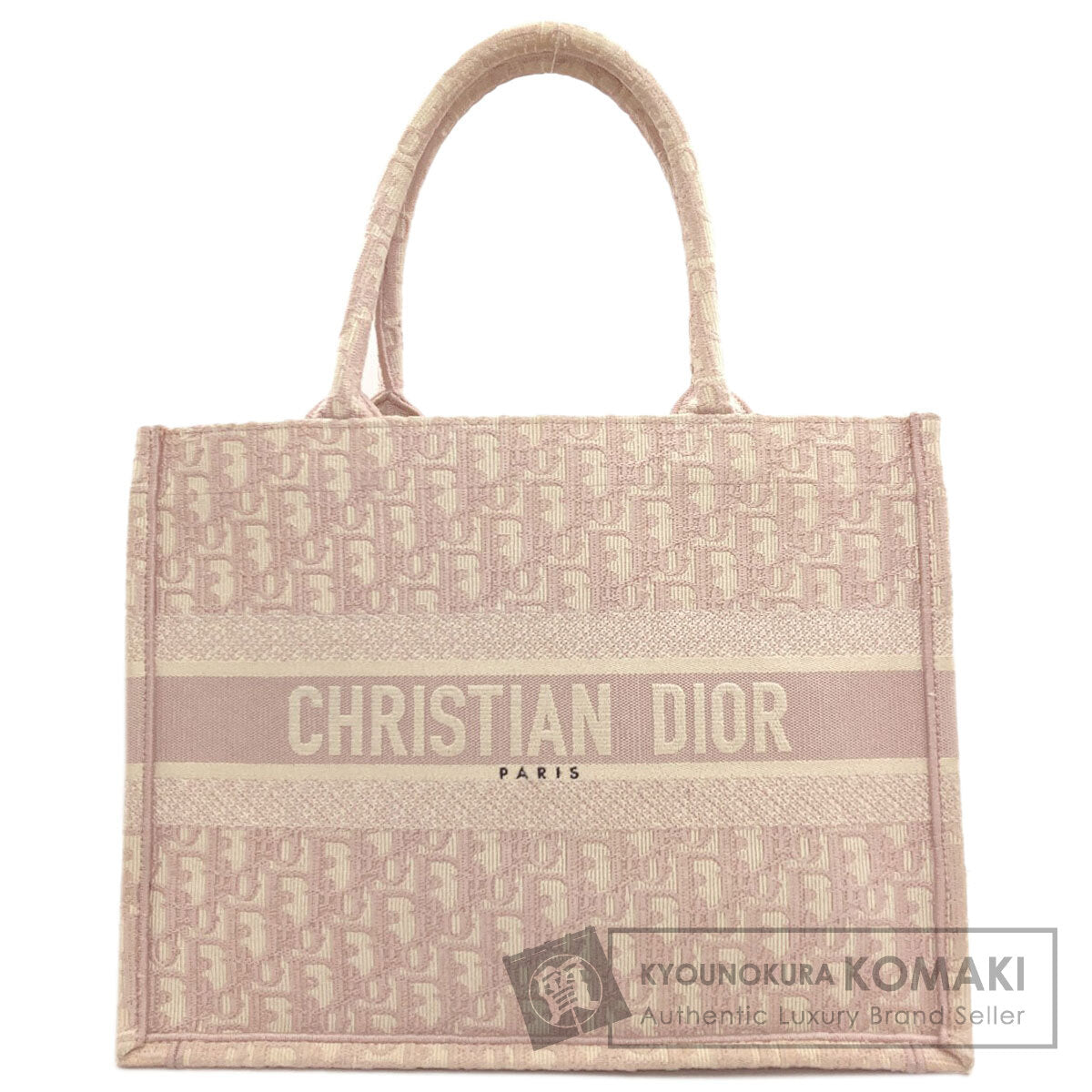 CHRISTIAN DIOR Book tote Tote Bag Canvas Ladies [Used]