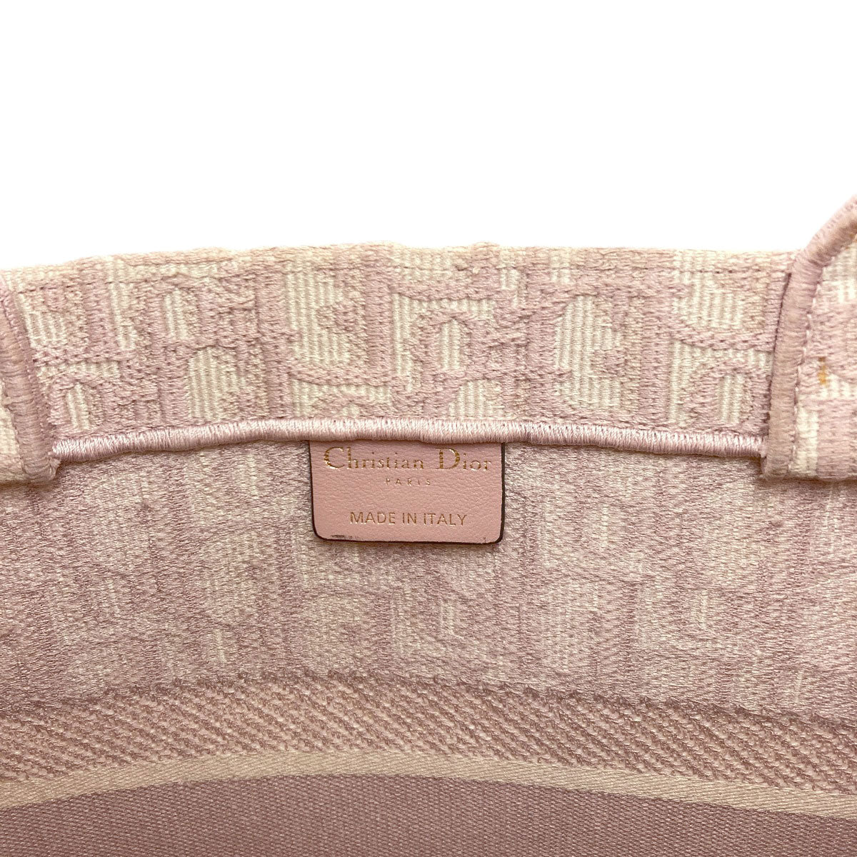 CHRISTIAN DIOR Book tote Tote Bag Canvas Ladies [Used]