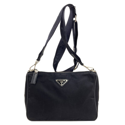 PRADA Logo Hardware Shoulder Bag Nylon Ladies [Used]