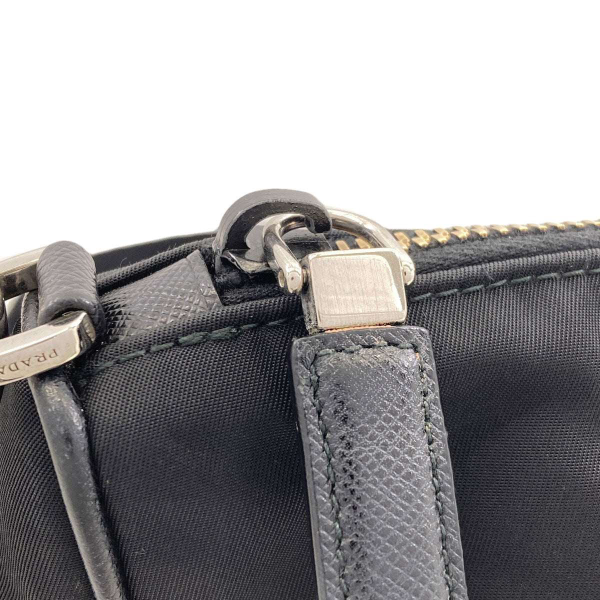 PRADA Logo Hardware Shoulder Bag Nylon Ladies [Used]