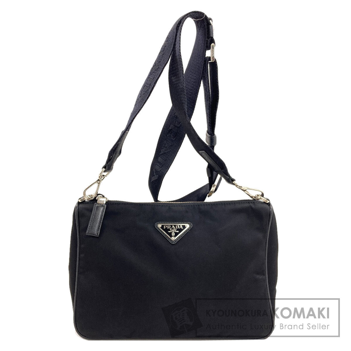 PRADA Logo Hardware Shoulder Bag Nylon Ladies [Used]