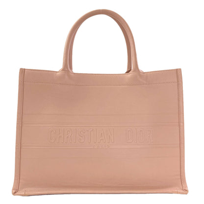 MIUMIU Book Tote Medium Embossed Logo Tote Bag Calf Ladies [Used]