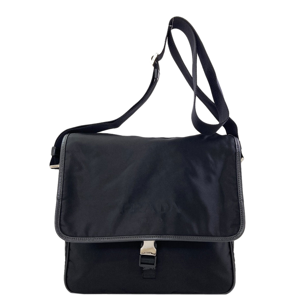 PRADA VA0951 Logo Hardware Shoulder Bag Nylon Ladies [Used]