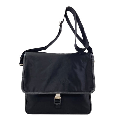 PRADA VA0951 Logo Hardware Shoulder Bag Nylon Ladies [Used]