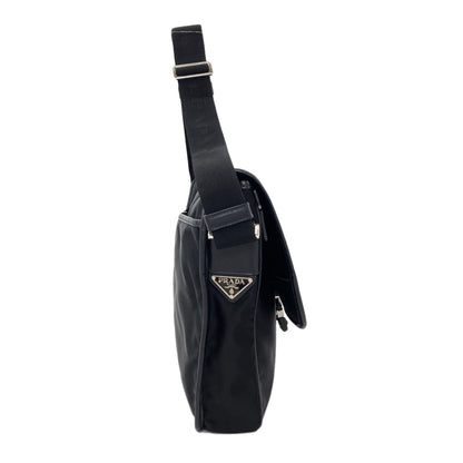PRADA VA0951 Logo Hardware Shoulder Bag Nylon Ladies [Used]
