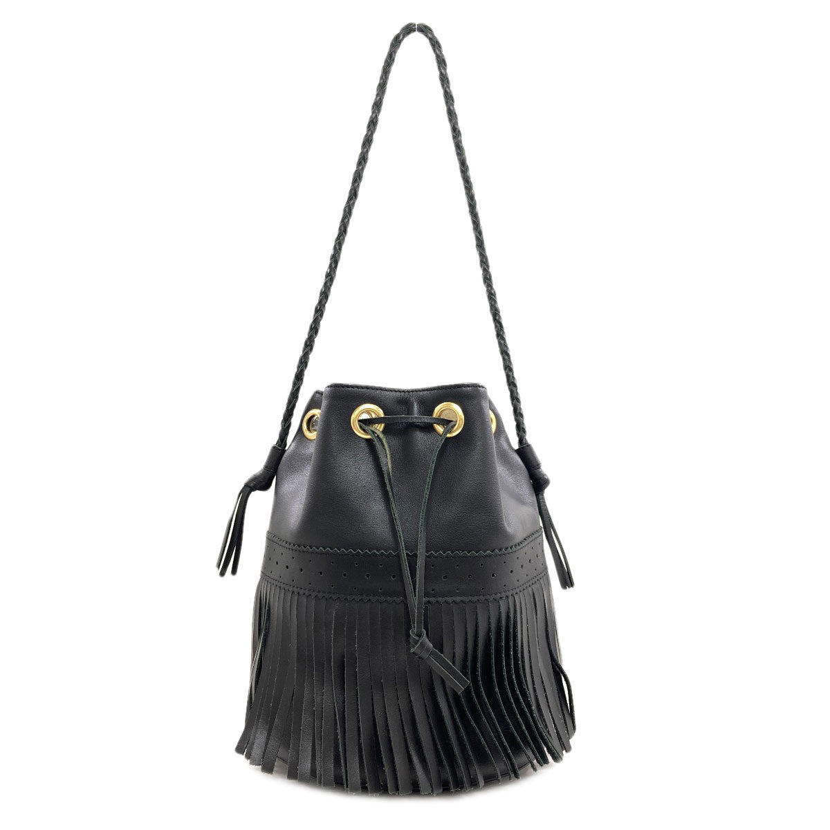 J&M Davidson fringe carnival Handbag Calf Ladies [Used]