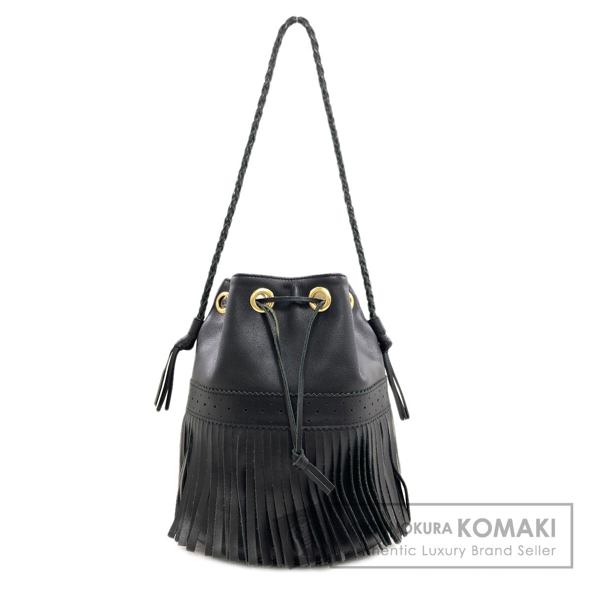 J&M Davidson fringe carnival Handbag Calf Ladies [Used]