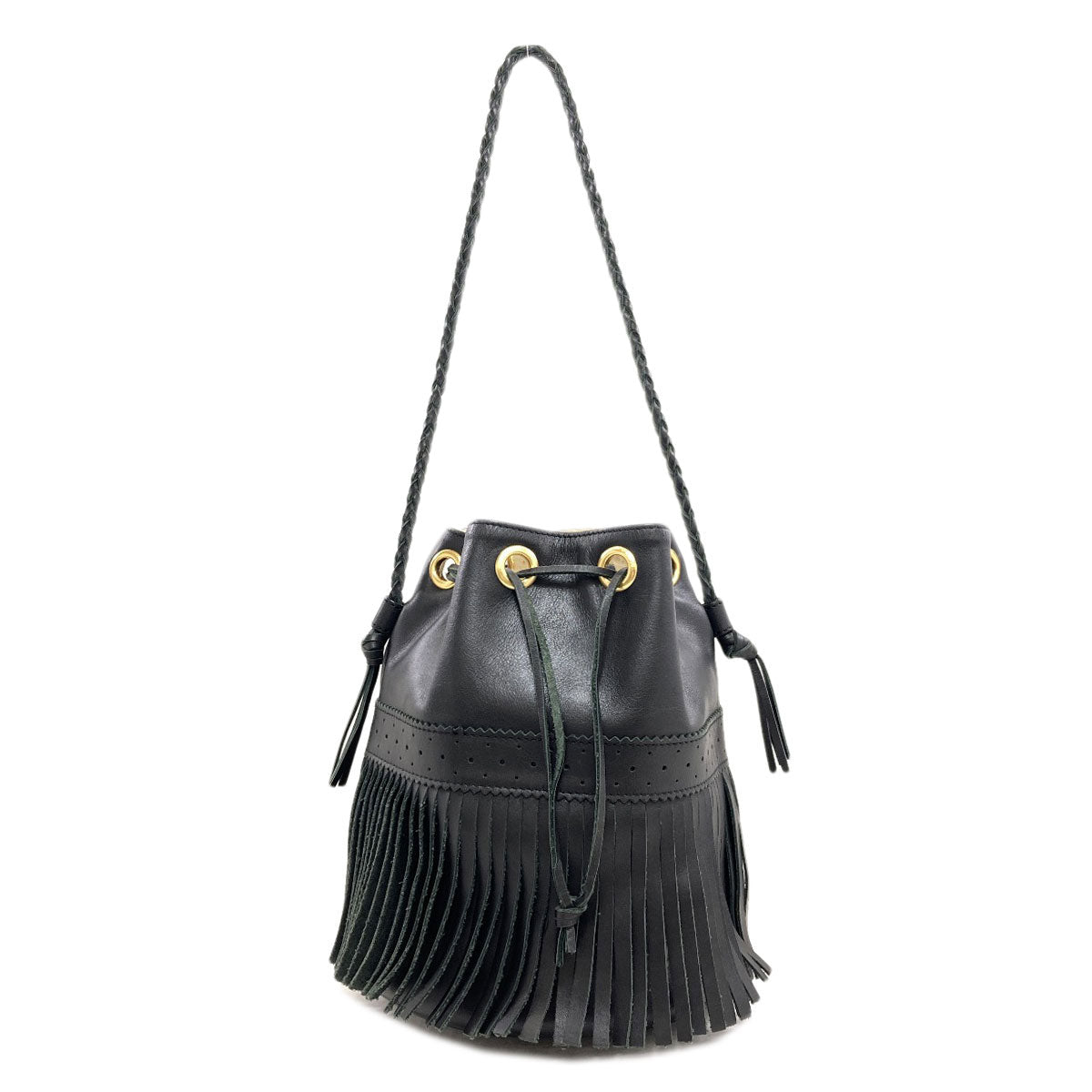 J&M Davidson fringe carnival Handbag Calf Ladies [Used]
