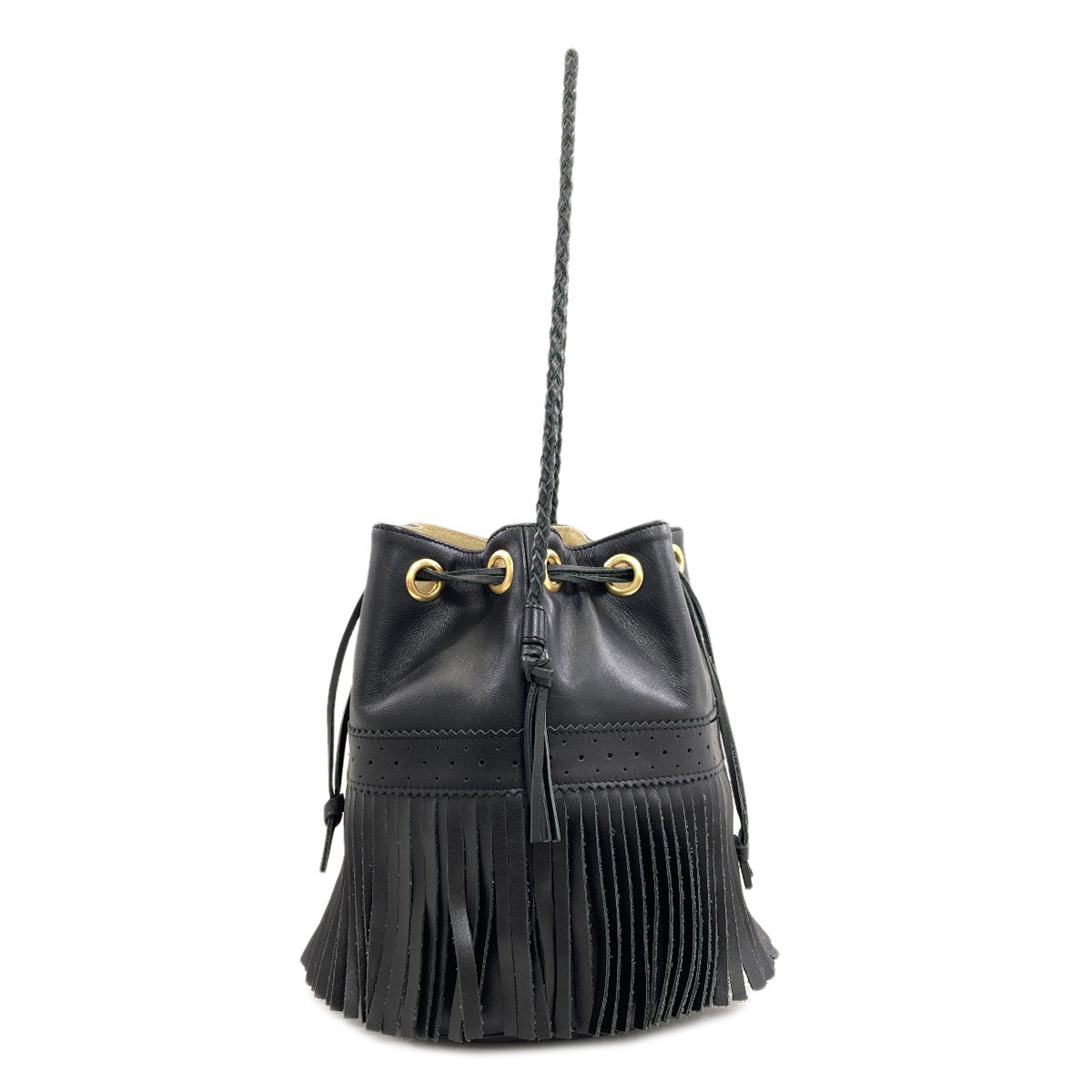 J&M Davidson fringe carnival Handbag Calf Ladies [Used]
