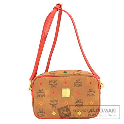 MCM Logo pattern diamond studs Shoulder Bag PVC Ladies [Used]