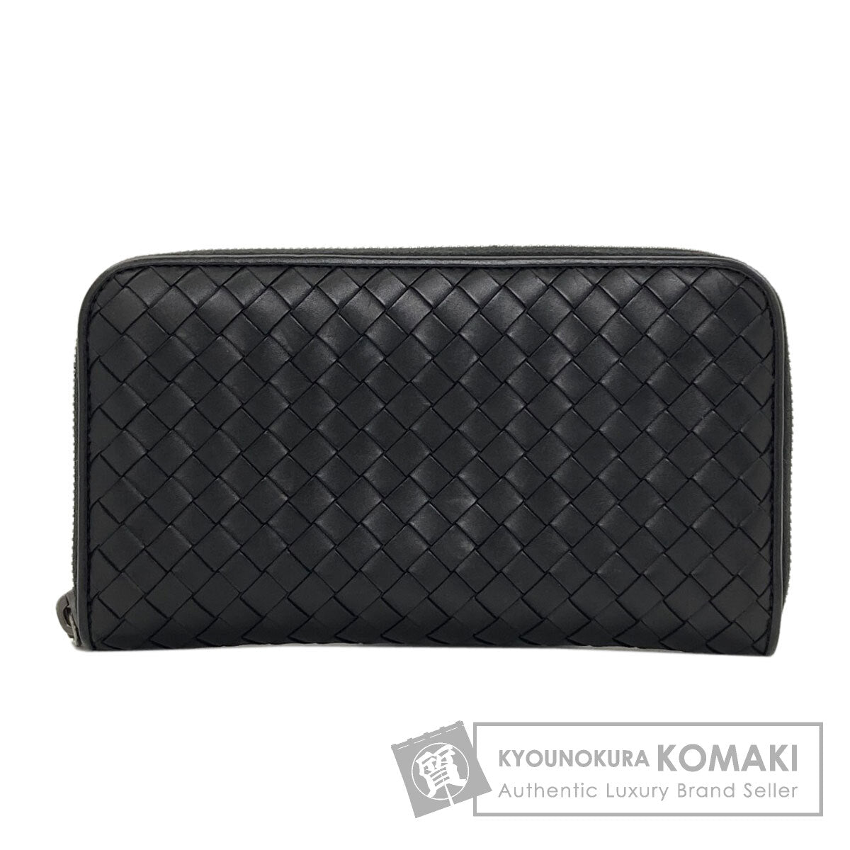 BOTTEGA VENETA Intrecciato Long wallet (with coin pocket) Calf Ladies [Used]