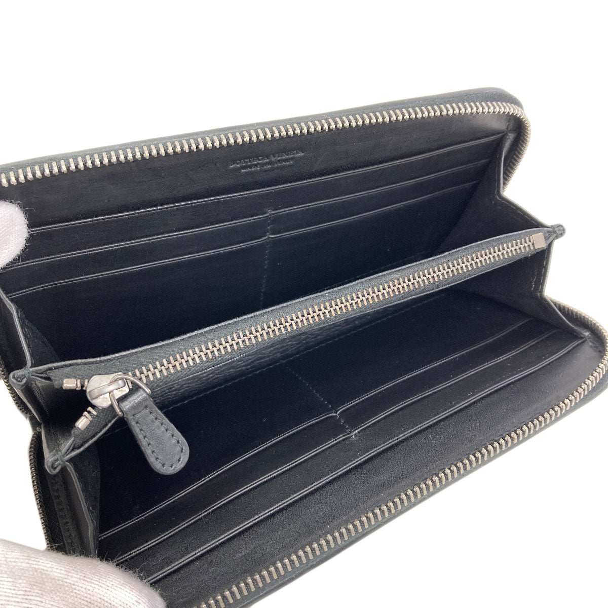 BOTTEGA VENETA Intrecciato Long wallet (with coin pocket) Calf Ladies [Used]