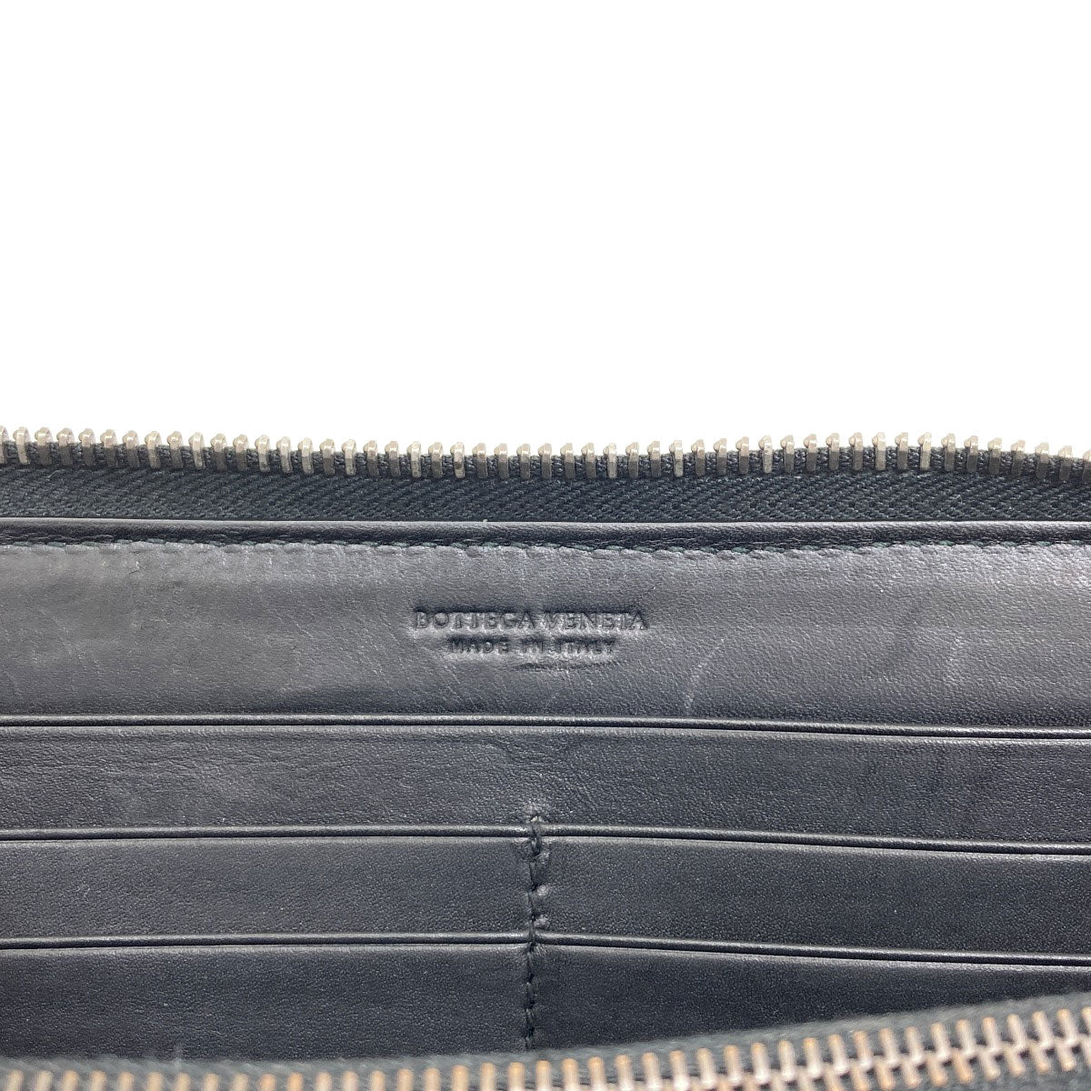 BOTTEGA VENETA Intrecciato Long wallet (with coin pocket) Calf Ladies [Used]