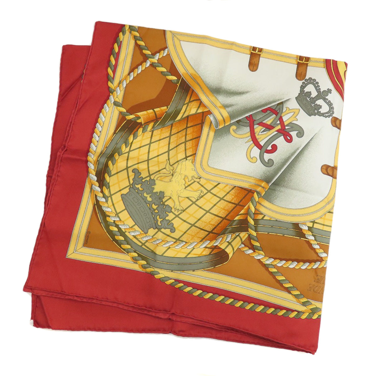 HERMES Carre90 Horse Dress Scarf Silk Ladies [Used]