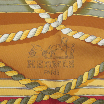 HERMES Carre90 Horse Dress Scarf Silk Ladies [Used]