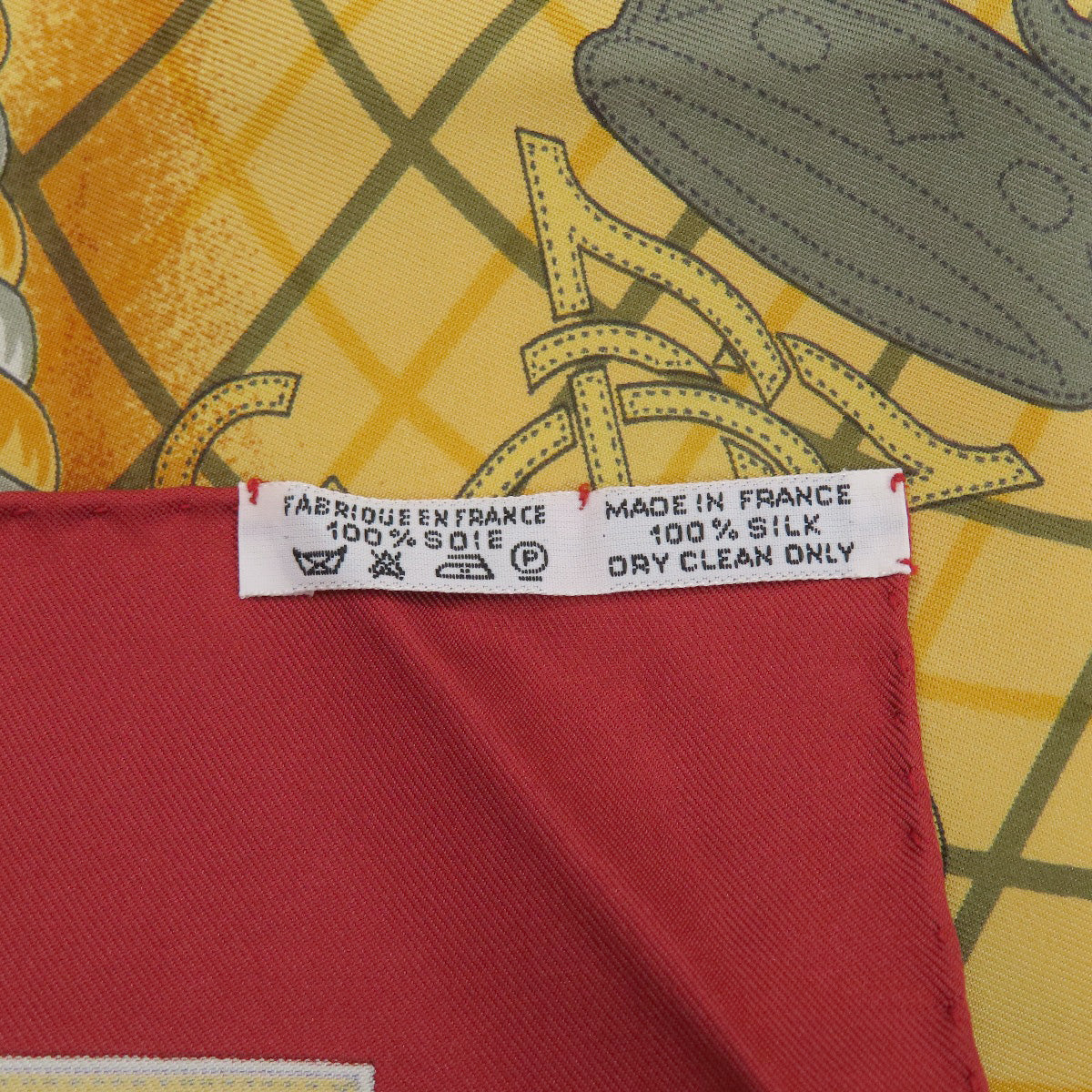 HERMES Carre90 Horse Dress Scarf Silk Ladies [Used]