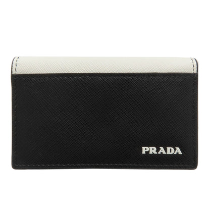 PRADA logo Card Case Safiano Ladies [Used]