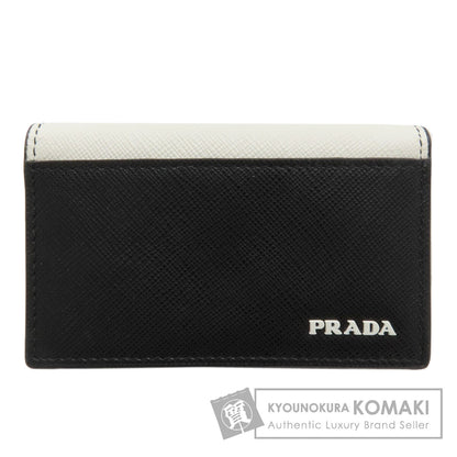 PRADA logo Card Case Safiano Ladies [Used]