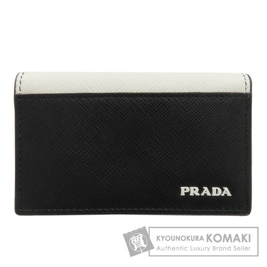 PRADA logo Card Case Safiano Ladies [Used]