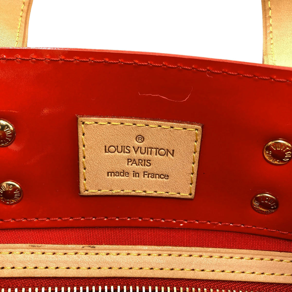 LOUIS VUITTON M91088 Lead PM Handbag Vernis Ladies [Used]