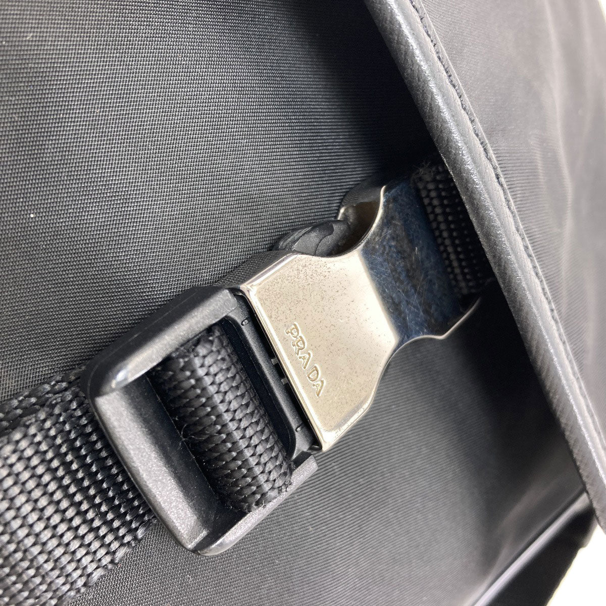 PRADA Logo Hardware Shoulder Bag Nylon Ladies [Used]