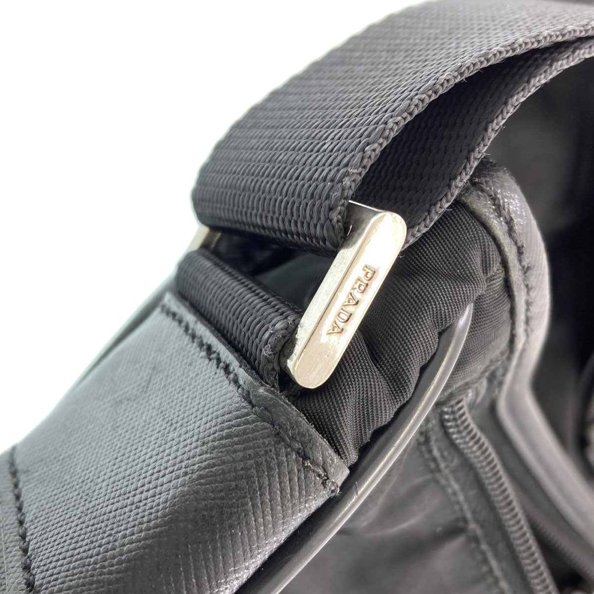 PRADA Logo Hardware Shoulder Bag Nylon Ladies [Used]