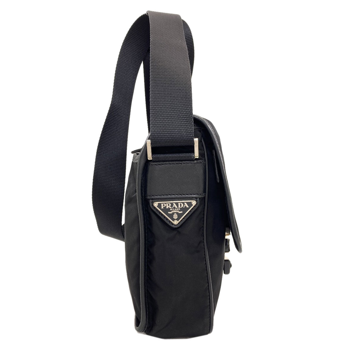 PRADA Logo Hardware Shoulder Bag Nylon Ladies [Used]