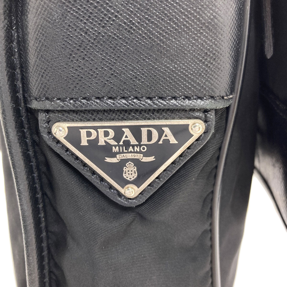 PRADA Logo Hardware Shoulder Bag Nylon Ladies [Used]