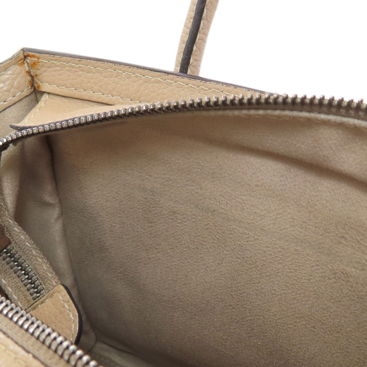 CELINE Luggage nano 2 WAY Handbag Calf Ladies [Used]