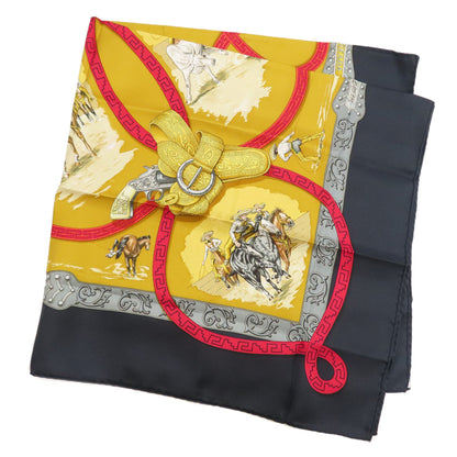 HERMES Carre90 Chareada Scarf Silk Ladies [Used]