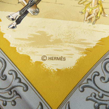 HERMES Carre90 Chareada Scarf Silk Ladies [Used]