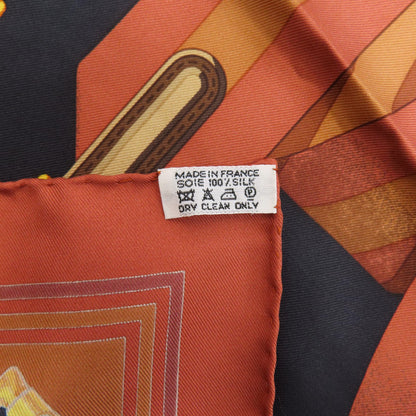 HERMES Carre90 Suspender Belt Scarf Silk Ladies [Used]