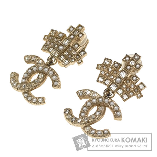 CHANEL COCO Mark Earring Metal Ladies [Used]