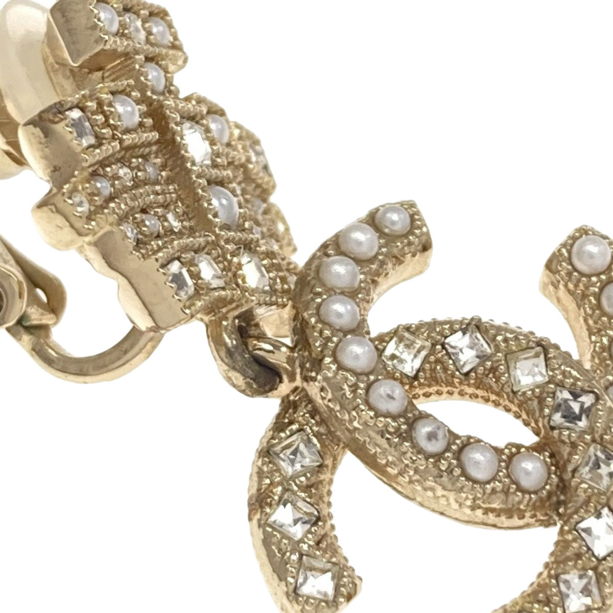 CHANEL COCO Mark Earring Metal Ladies [Used]