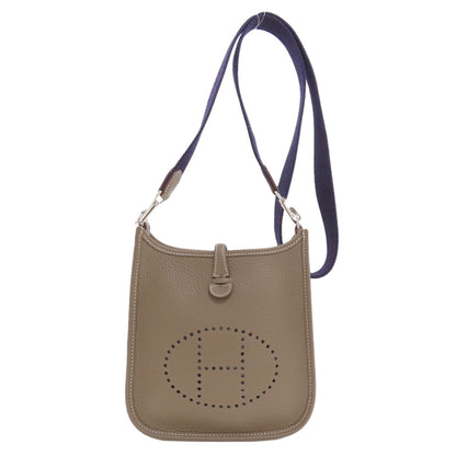 HERMES Evelyne TPM Etoupe SilverHardware Shoulder Bag Taurillon Clemence Ladies [Used]