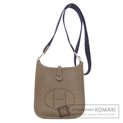 HERMES Evelyne TPM Etoupe SilverHardware Shoulder Bag Taurillon Clemence Ladies [Used]